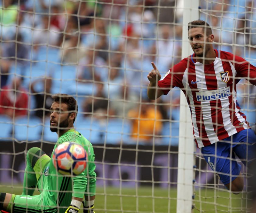 Las mejores fotografías del encuentro en Balaídos entre el Celta y el Atlético de Madrid