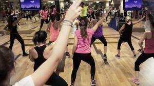 Una clase de Zumba en DiR