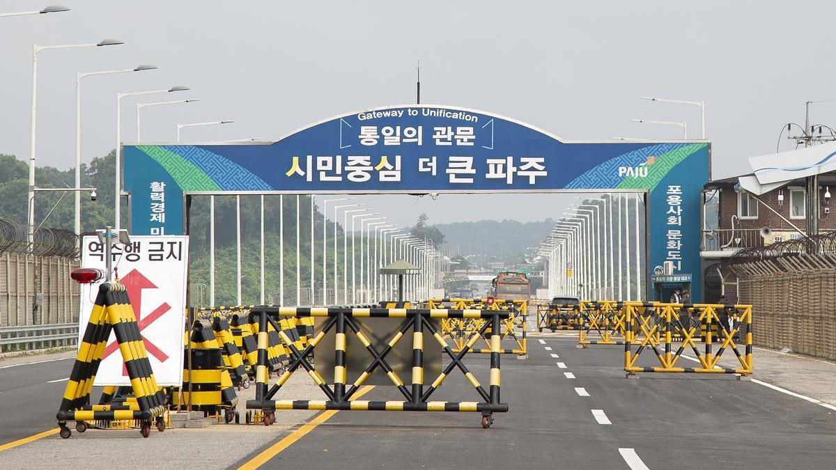 Frontera de Corea del Norte.