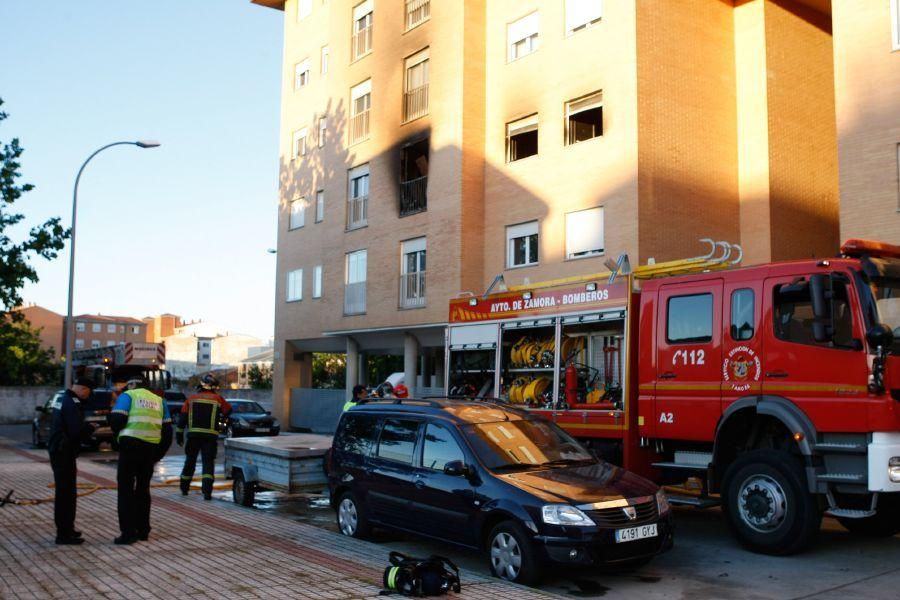 Incendio en una vivienda en Pinilla (Zamora)