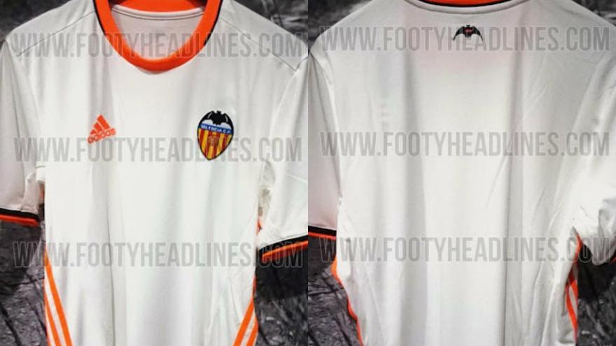 La nueva camiseta del Valencia