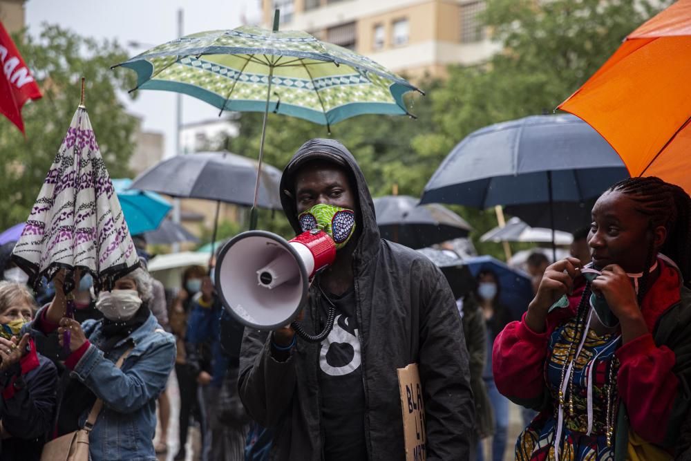 Manifestació contra el racisme a Salt i Girona