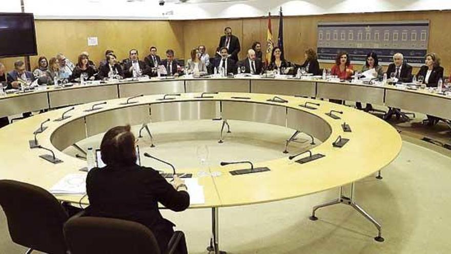 Reunión del Consejo Fiscal de Política Financiera el pasado mes de febrero.