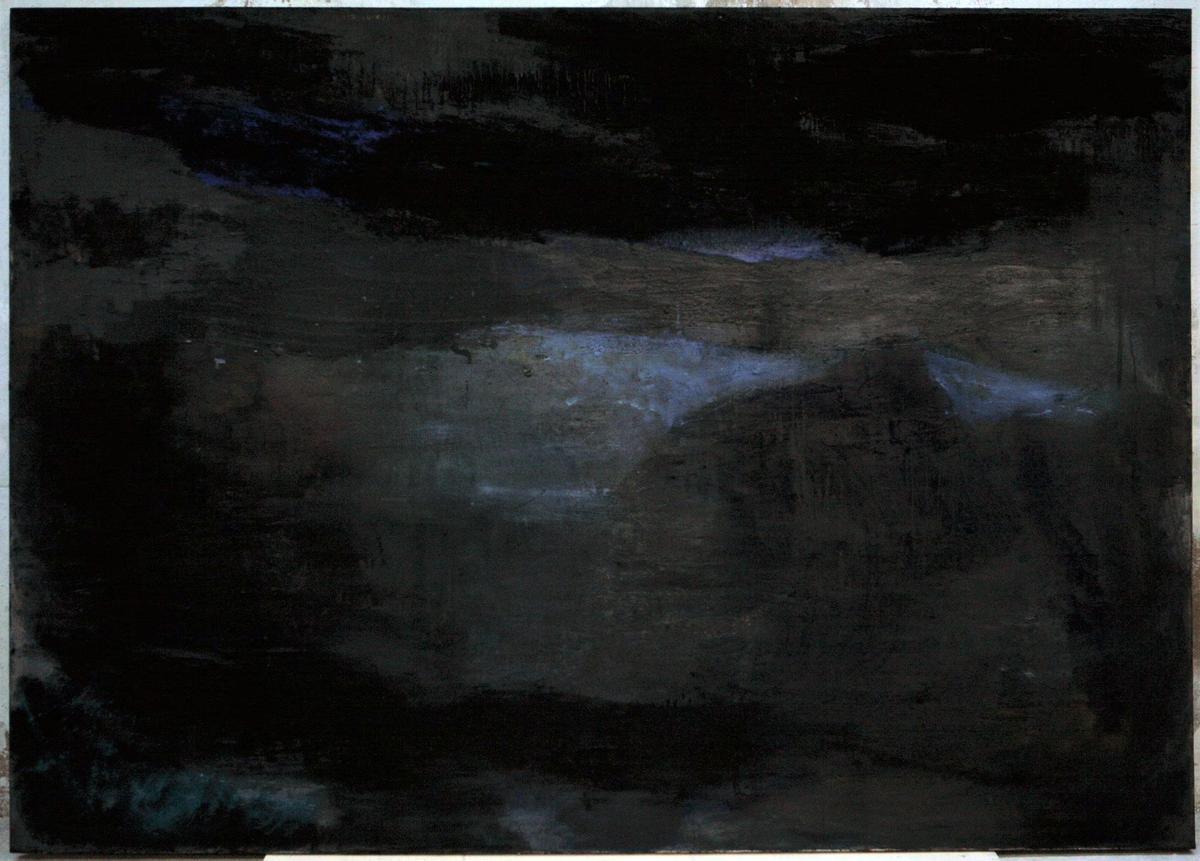 Juan Uslé, 'Negro Williamsburg' (1987).