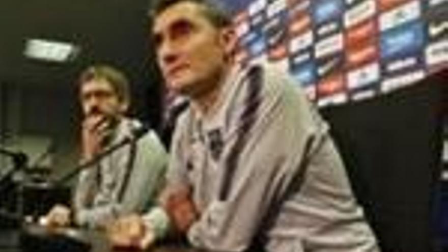 Ernesto Valverde, durant la prèvia del partit contra el Celta.