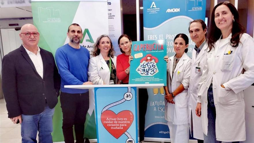 El Hospital de Valme convierte a Caperucita Roja en aliada de la salud cardiovascular con un libro interactivo