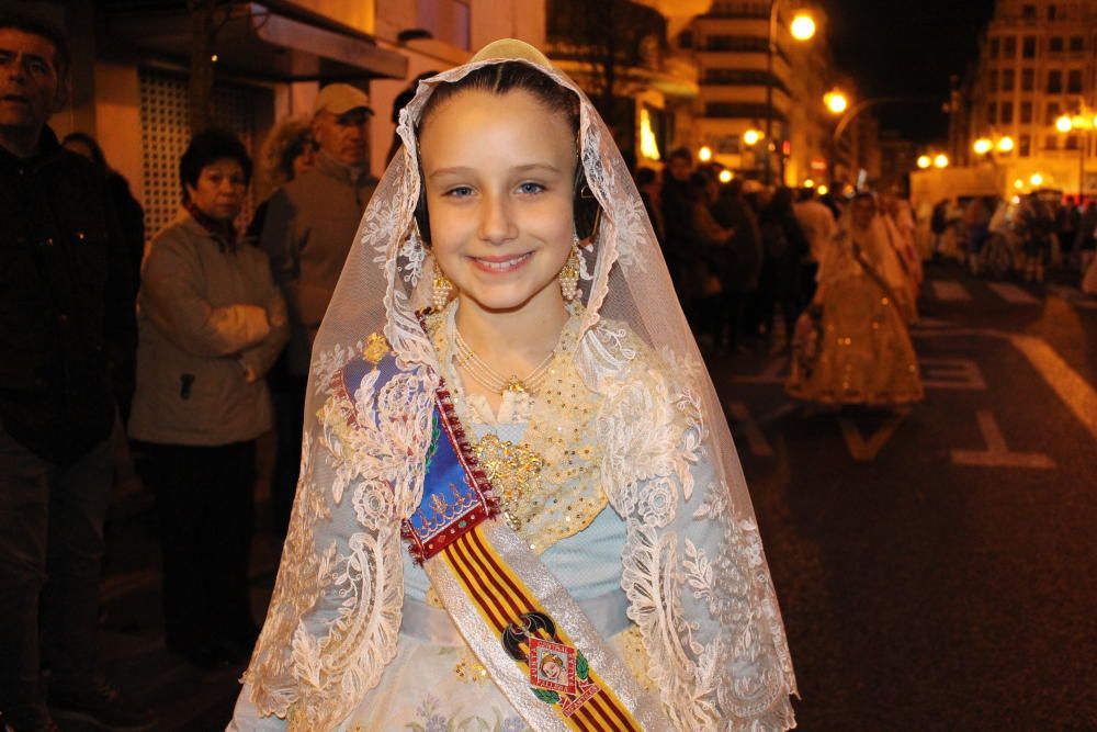 Ofrenda 2018: Así desfiló la fallera mayor infantil Daniela Gómez