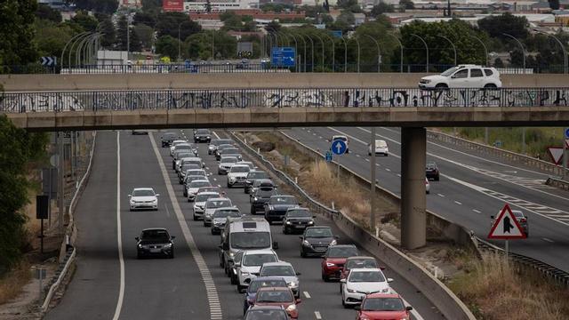 Tráfico en una autovía.