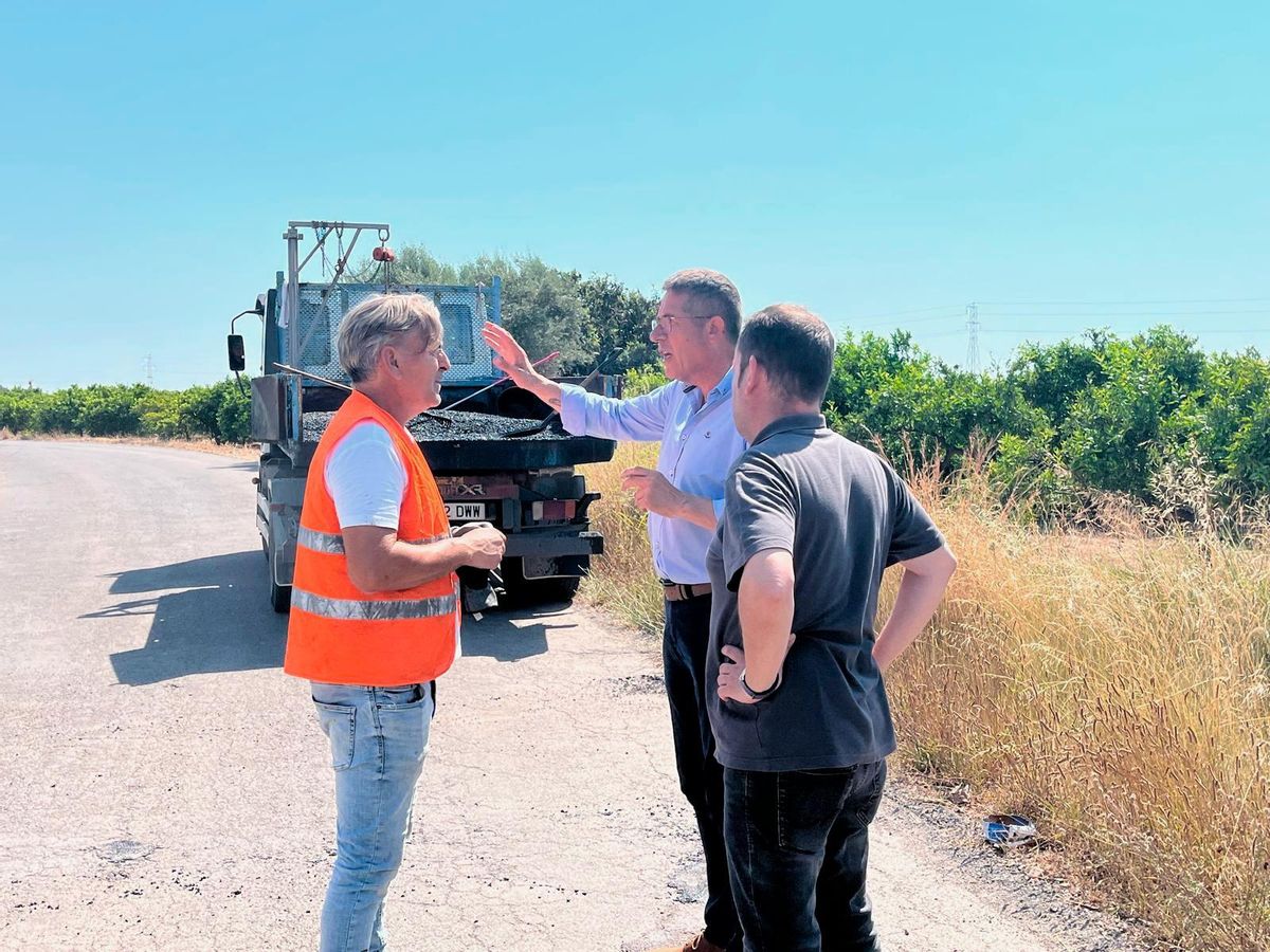 Los trabajos han comenzado durante esta semana en el Camí Caminàs.