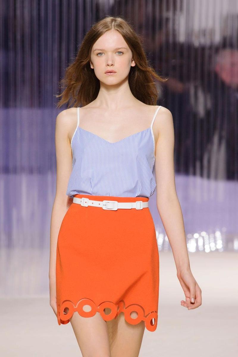 PFW: Carven Primavera/ Verano 2016, look bicolor