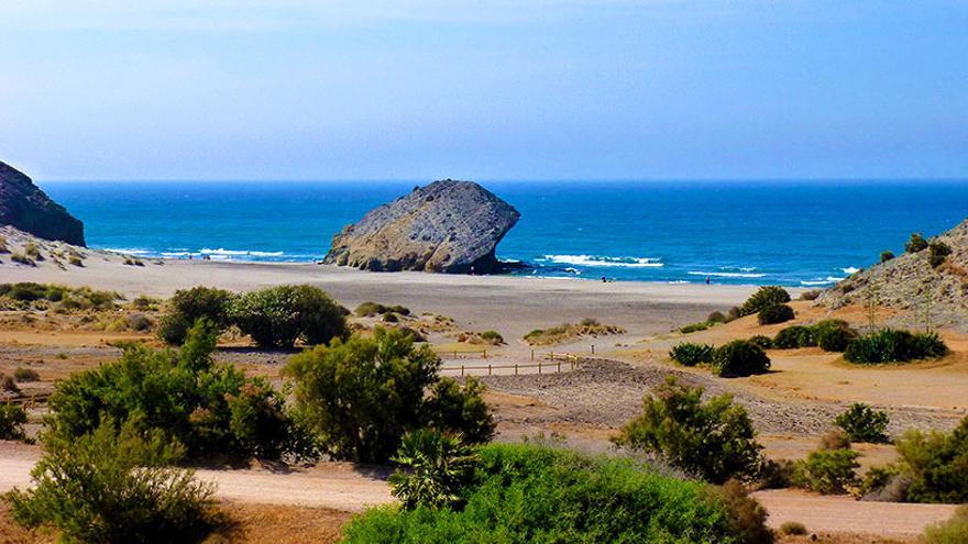 Playa de Monsul en Cabo de Gata.