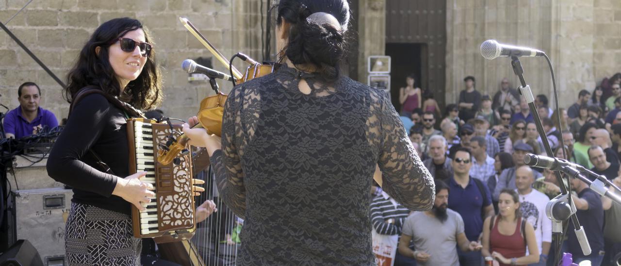 El Festival Irish Fleadh, en la plaza de Santa María.