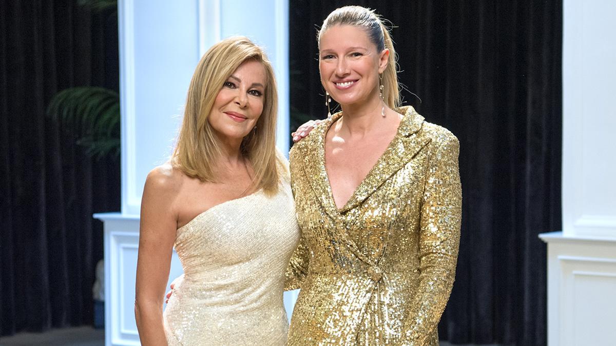 Ana Obregón y Anne Igartiburu, en las Campanadas de TVE.