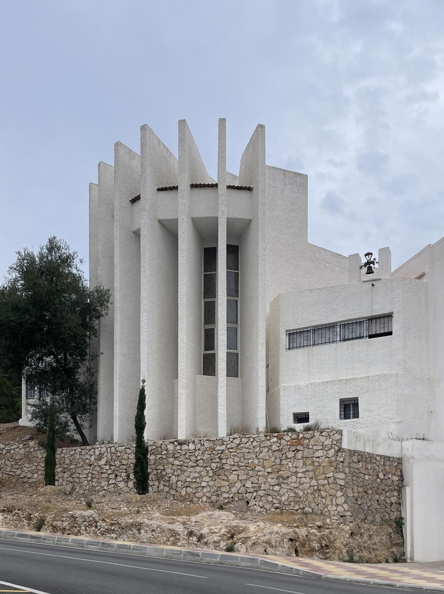 Façana Oest de l’Església de Sant Vicent Màrtir del Far de Cullera.