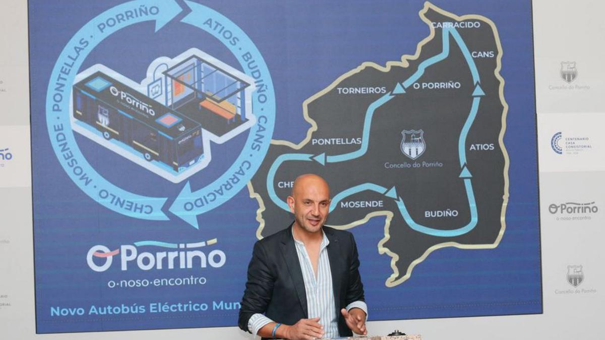 El alcalde, Alejandro Lorenzo, presentó ayer el proyecto.