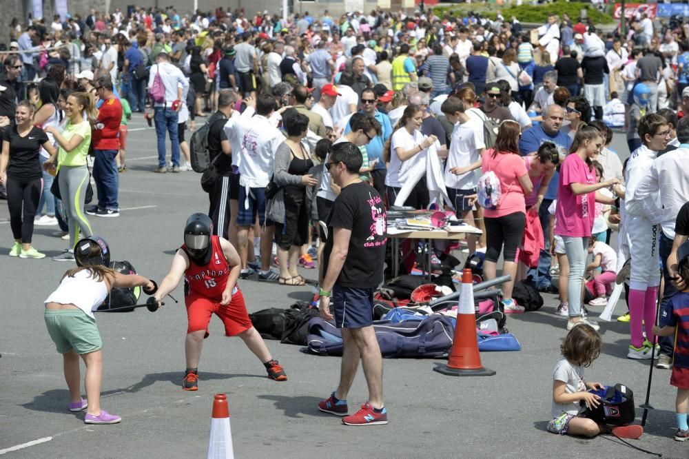 Las imágenes del ''Día del Deporte en la Calle''