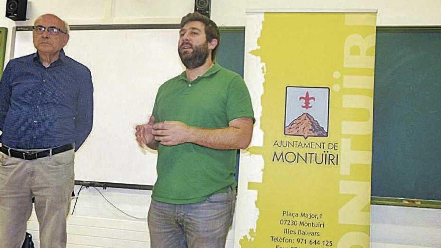 Joan Miralles y Biel Mayol, miembros del comité organizador, en la presentación de las jornadas.