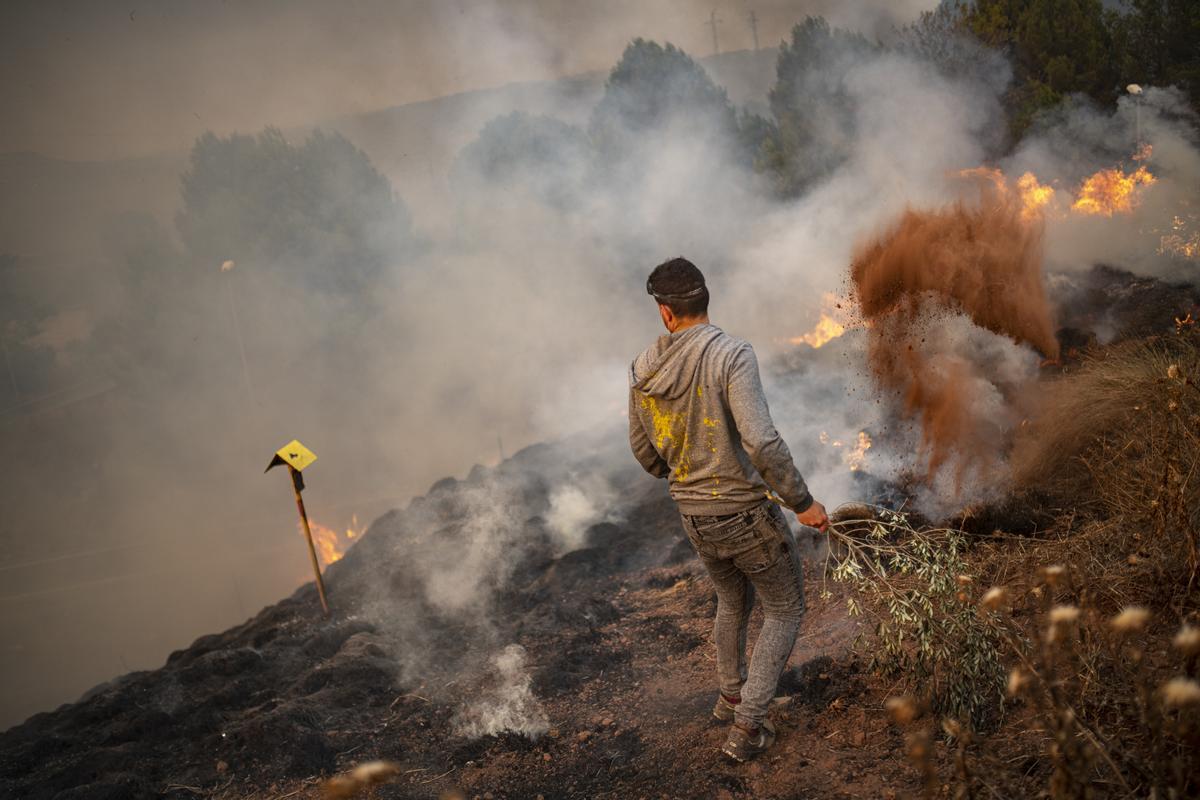 Incendio en El Pont de Vilomara