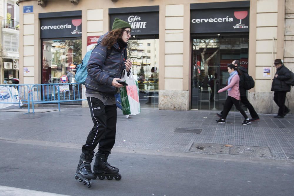 El 'boom' del patinete en València