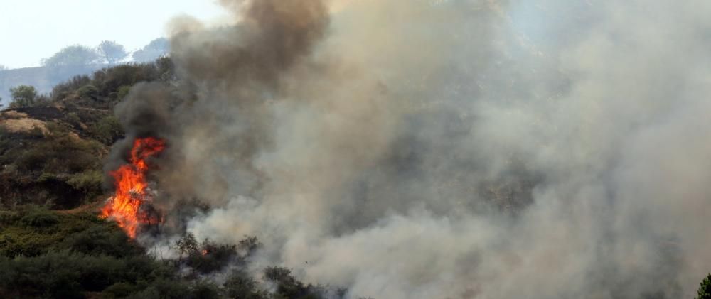 Un devastador incendio arrasa Gran Canaria.