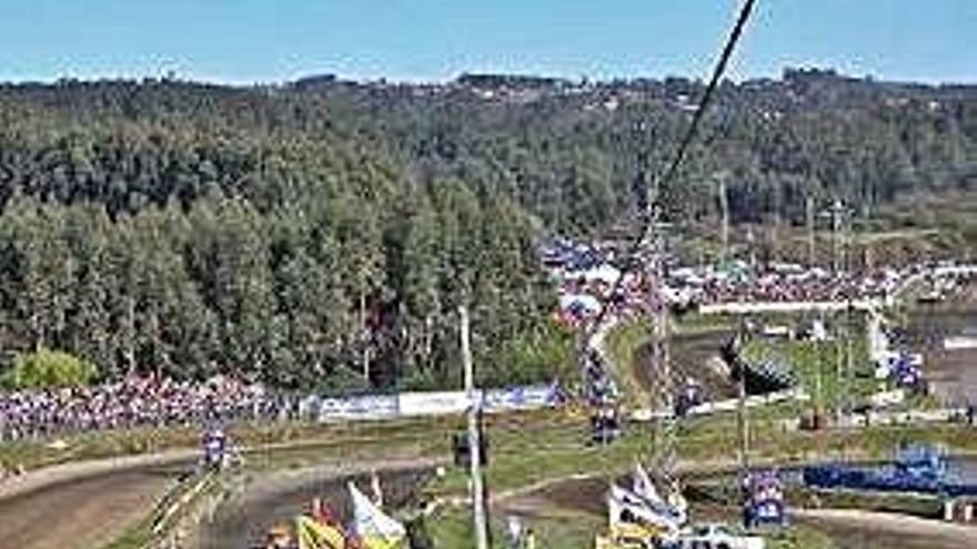 Carrera disputada en el circuito de autocross de Morás.