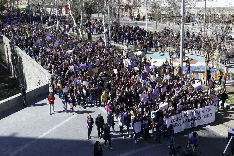 Concentraciones por el 8-M en Zaragoza