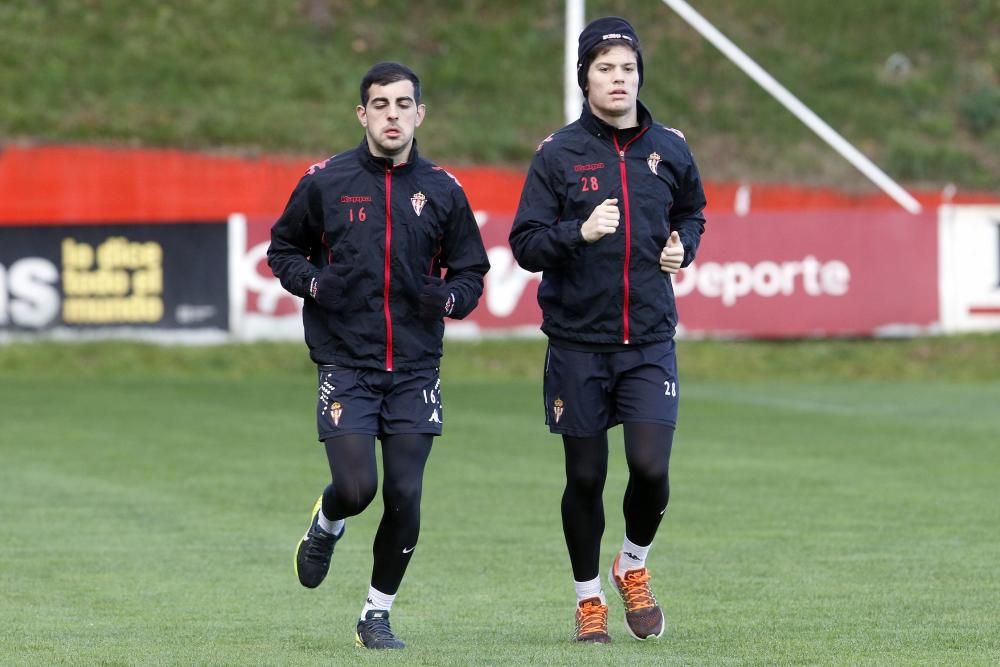 Entrenamiento del Sporting