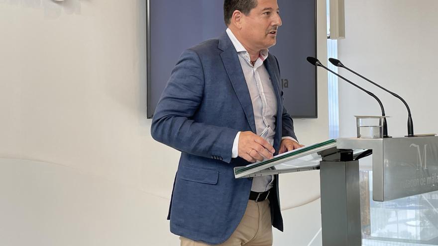 Francisco Oblaré, portavoz del PP en la Diputación de Málaga, en una imagen de archivo