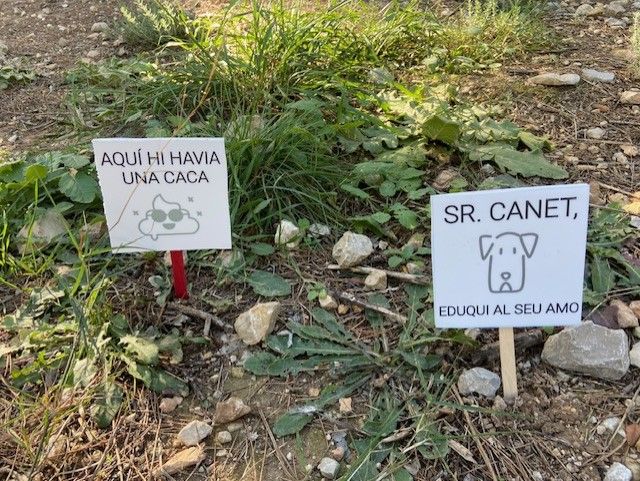 Campaña contra la 'invasión' de excrementos caninos en el parque arqueológico de sa Morisca