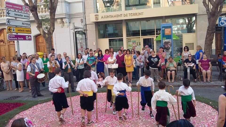 Celebración del Corpus en Torrent.