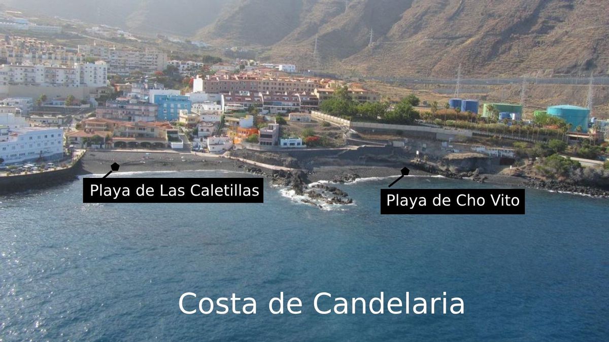 Estas son las dos playuas que van a regenerar el Cabildo y el Ayuntamiento de Candelaria.