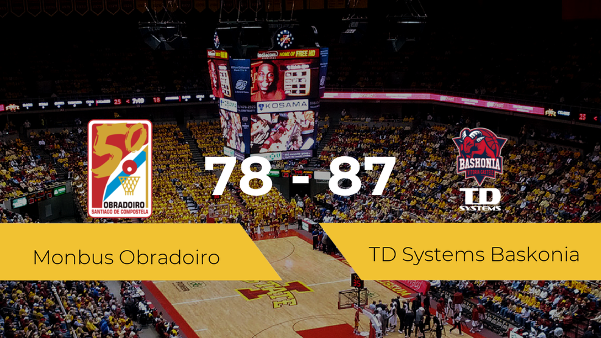 El TD Systems Baskonia consigue ganar al Monbus Obradoiro (78-87)