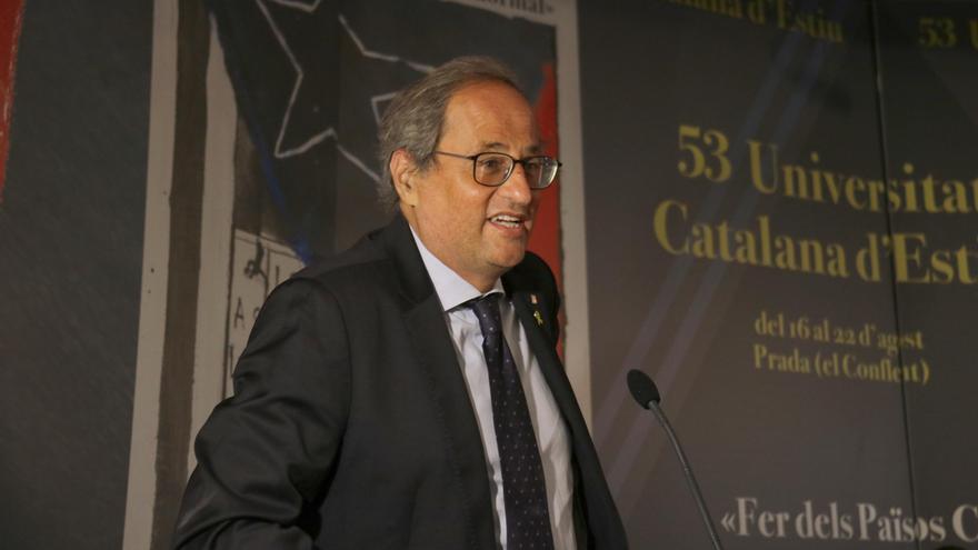 Quim Torra compleix l&#039;any i mig d&#039;inhabilitació sense la intenció de presentar-se a la llista d&#039;un partit