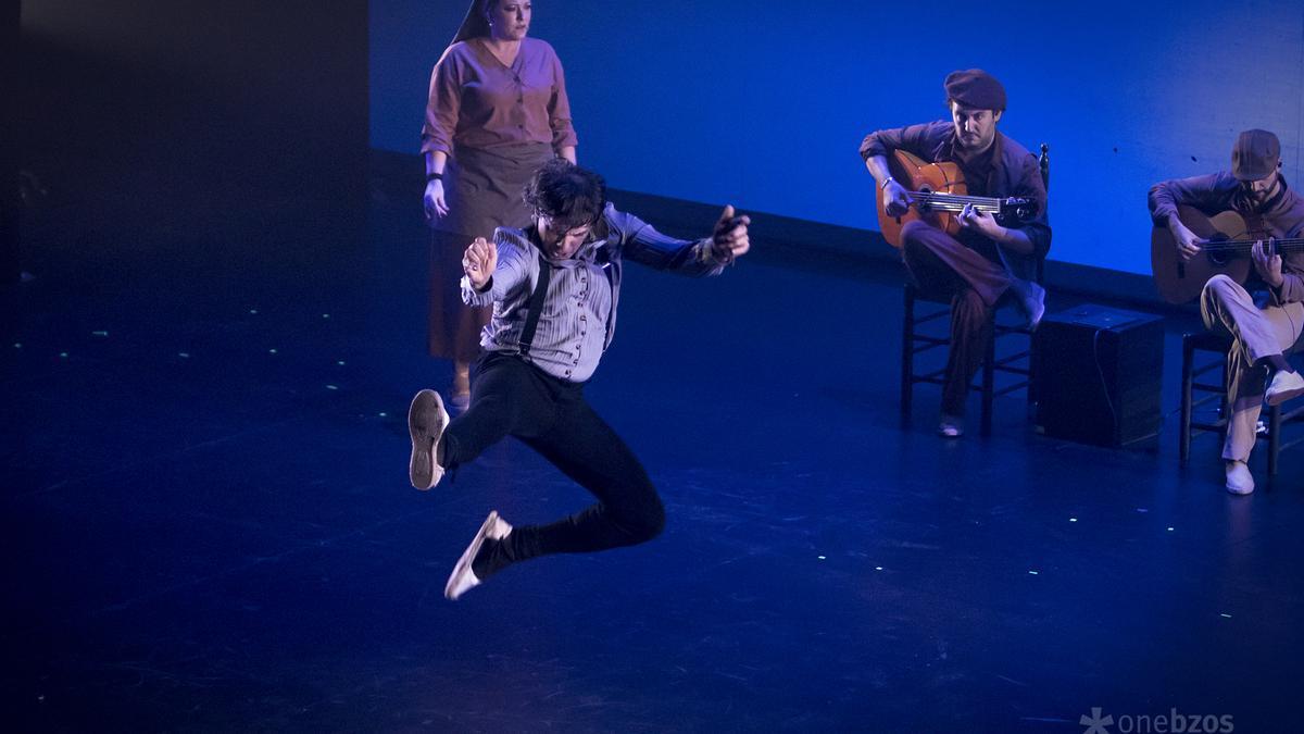 Joaquín Grilo, anoche en el Teatro Central.