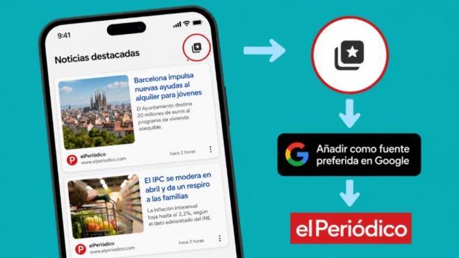Cómo configurar los resultados de Google para no perderte nada de EL PERIÓDICO