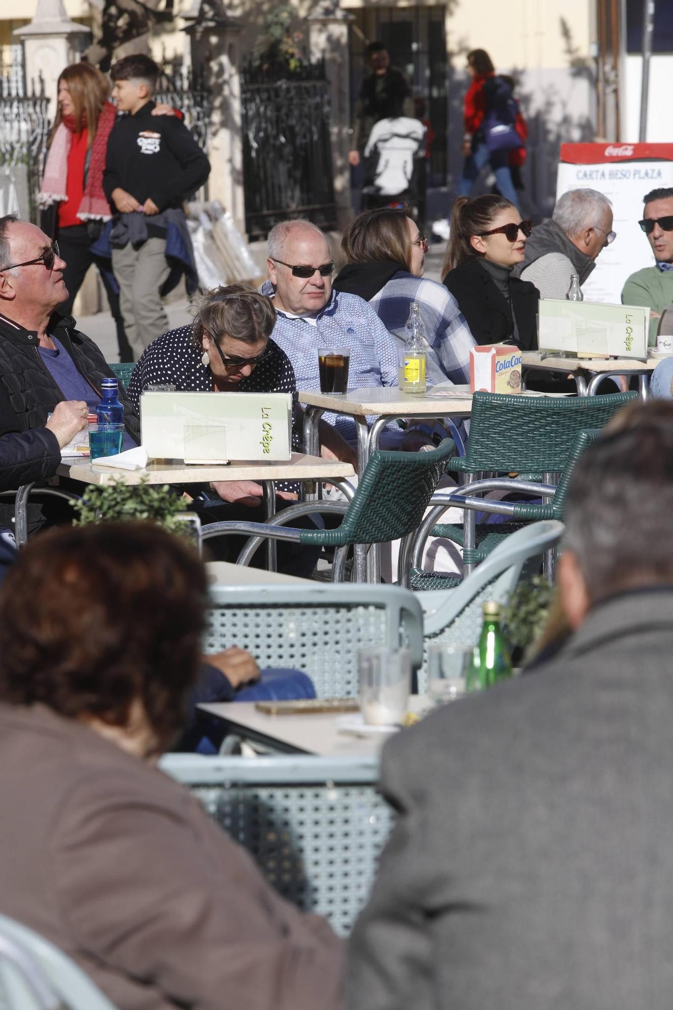 València, a reventar por la Navidad y el buen tiempo