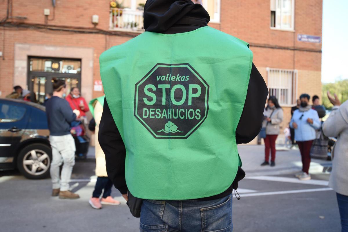 Archivo - Un activista de Stop Desahucios Archivo - Un activista de Stop Desahucios