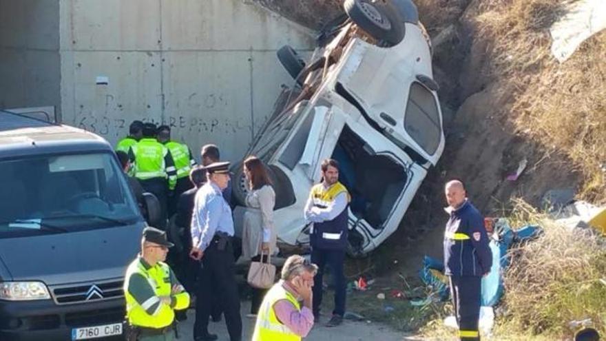 Cinco muertos en un accidente de tráfico en Lorca