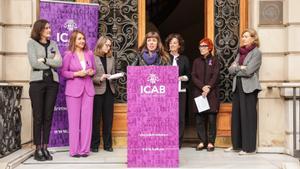 El ICAB ha realizado el acto tradicional contra las violencias contra la mujer