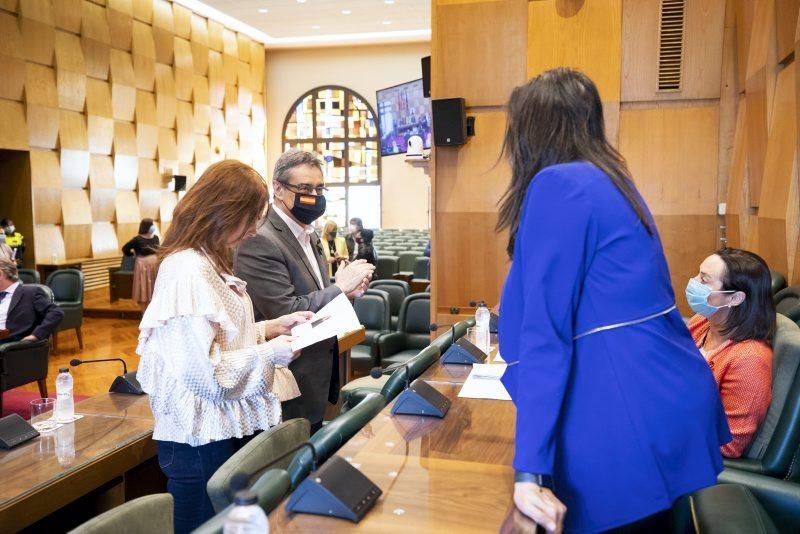 Pleno del Ayuntamiento y firma del dictamen para hacer frente a la crisis social