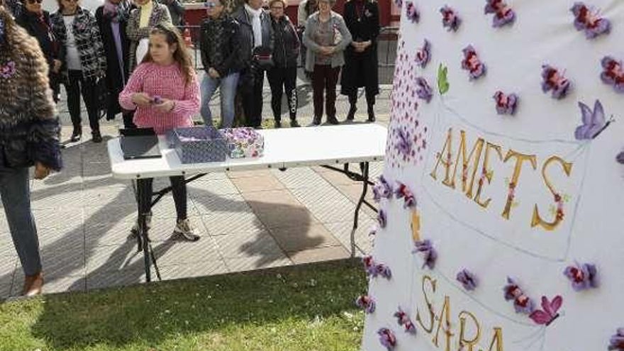 Mariposas violetas en Soto del Barco