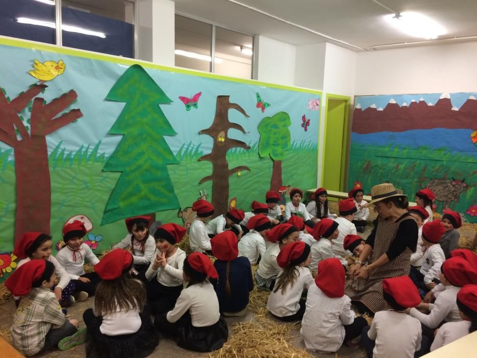 Pessebre vivent a l'Escola Serra i Húnter