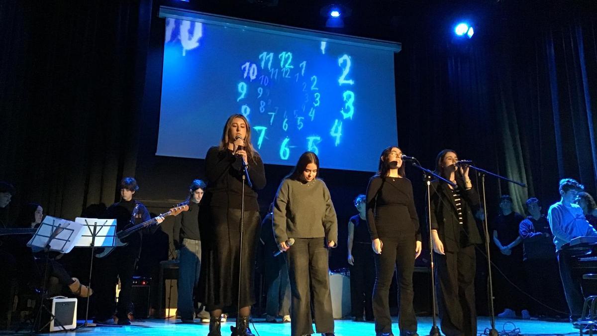 Una de las actuaciones del concierto.