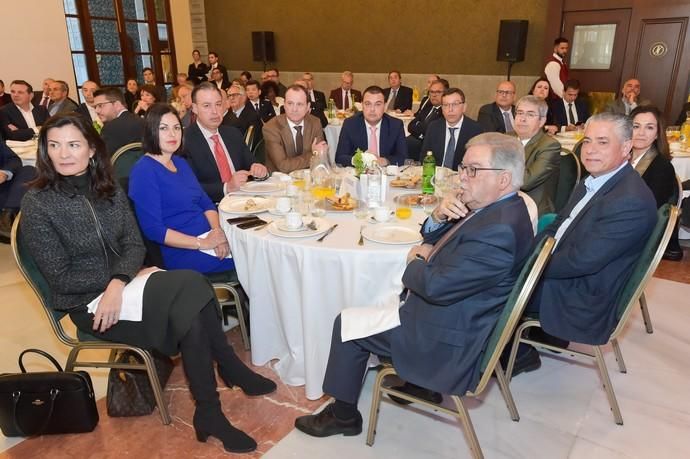 14-01-2020 LAS PALMAS DE GRAN CANARIA. Román Rodríguez en el Foro Prensa Canaria  | 14/01/2020 | Fotógrafo: Andrés Cruz