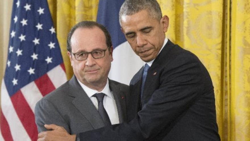 Hollande analiza con Obama la guerra contra el yihadismo