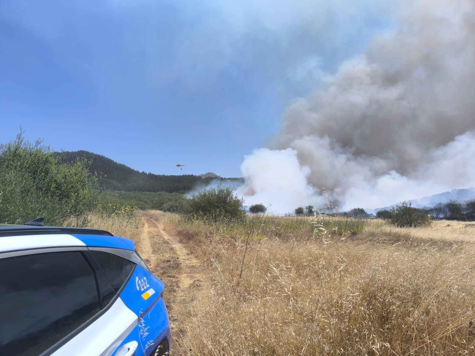 Incendio declarado en El Tanque