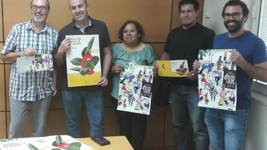 Presentación del cartel y el programa de las fiestas del Carmen y del festival alSur.