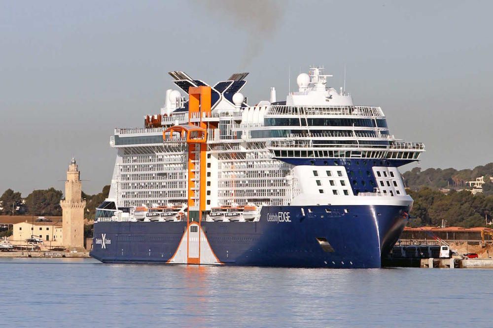 Der erste Mallorca-Besuch der 'Celebrity Edge'