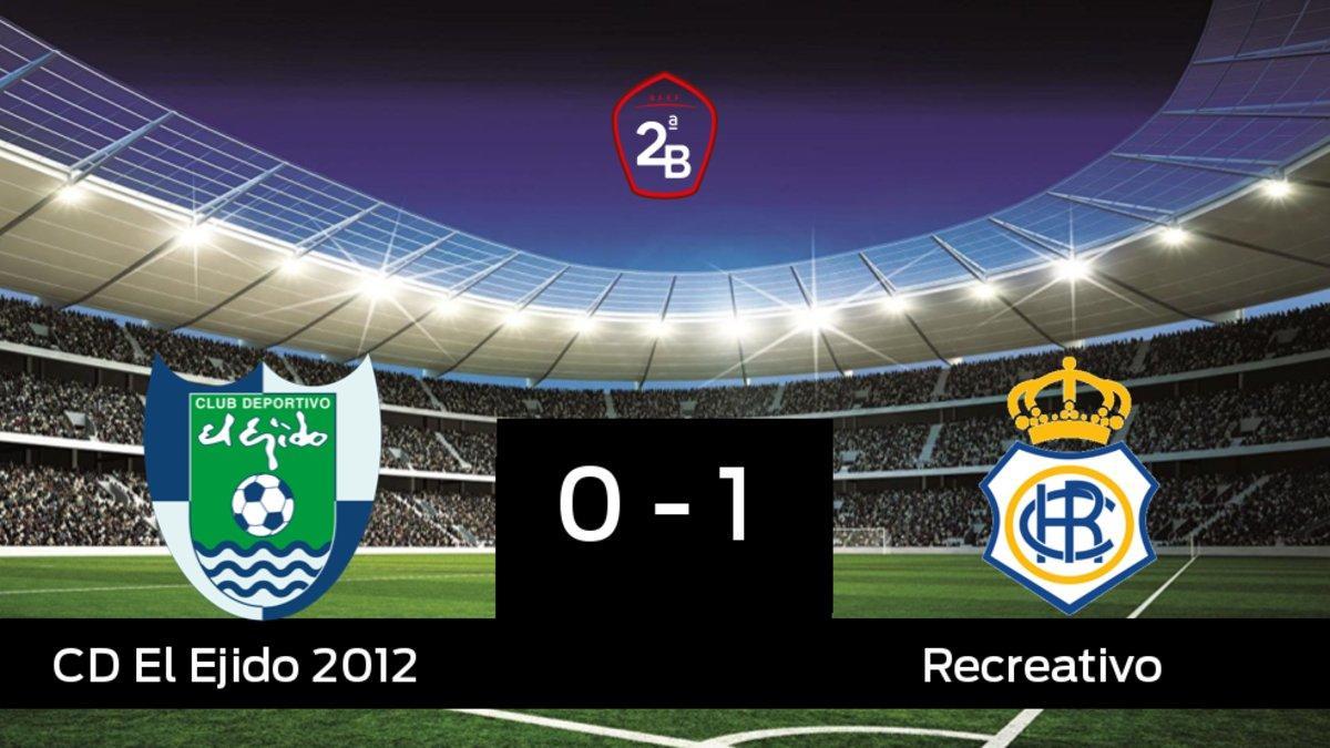 El Recreativo vence 0-1 frente a El Ejido 2012