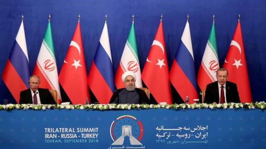 Síria La cimera entre Rússia, Turquia i l&#039;Iran acaba sense acord